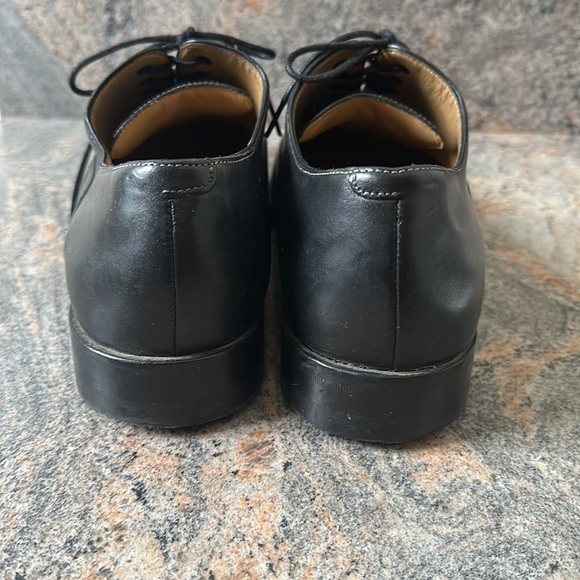 Cole Haan Cambridge Cap Toe Oxfords black leather Mens Brogue size 10 - Picture 4 of 10